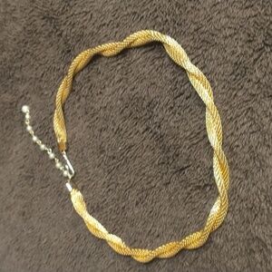 1940's Coro twisted braid choker.